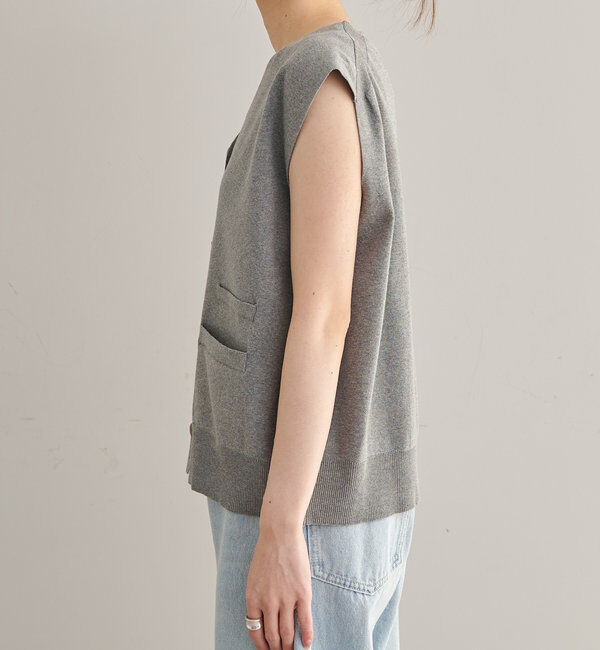  「【Du noir】ニットジレベスト」|ニット・セーター|