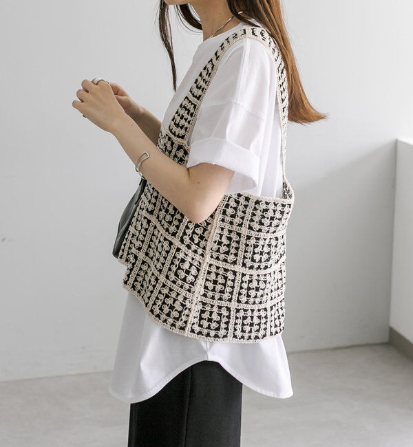  「【リバイバル/WEB限定】クロシェ編み風ビスチェ」|ニット・セーター|