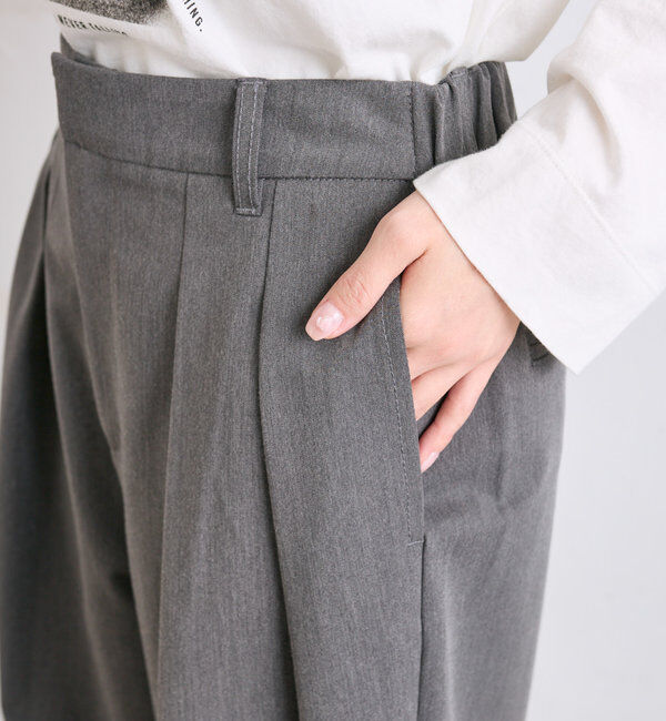  「【リバイバル/WEB限定】ツータックスラックスパンツ」|スラックス|