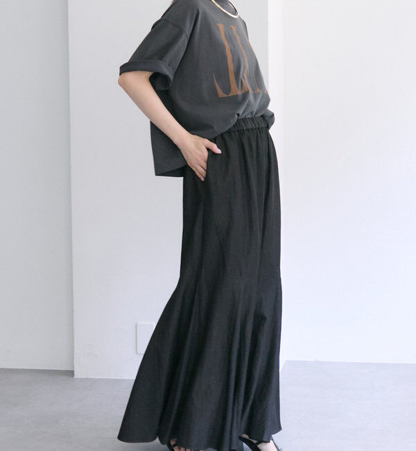  「レーヨンナイロンマチ付きスカート」|スカート|
