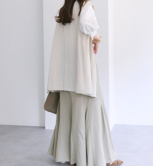  「レーヨンナイロンマチ付きスカート」|スカート|