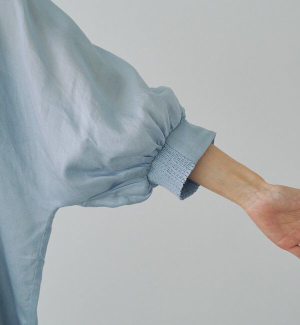  「バックラッフルスキッパーシアーブラウス」|シャツ・ブラウス|