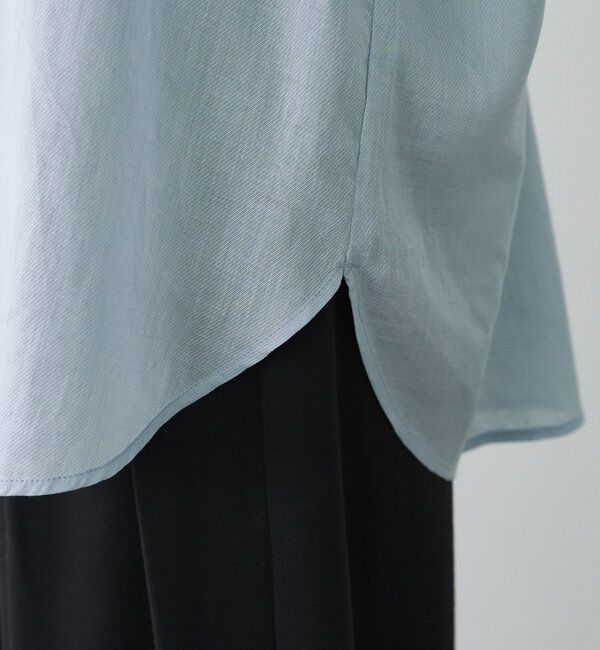  「バックラッフルスキッパーシアーブラウス」|シャツ・ブラウス|