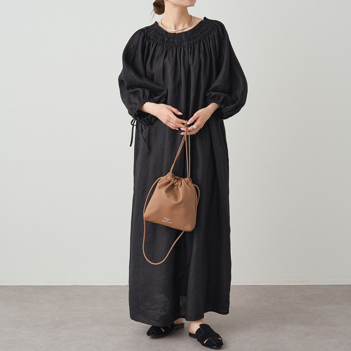  「リネンワンピース」|ワンピース|