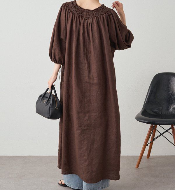  「リネンワンピース」|ワンピース|