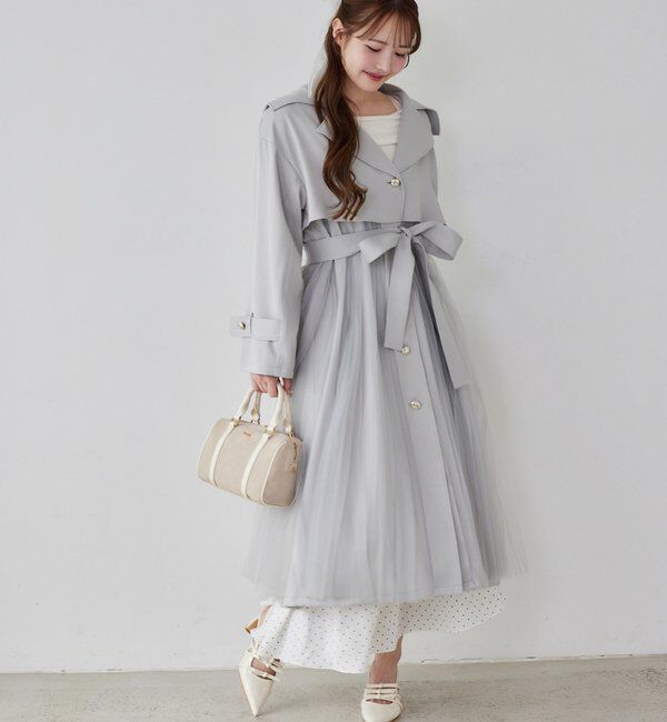  「チュールトレンチコート」|その他|