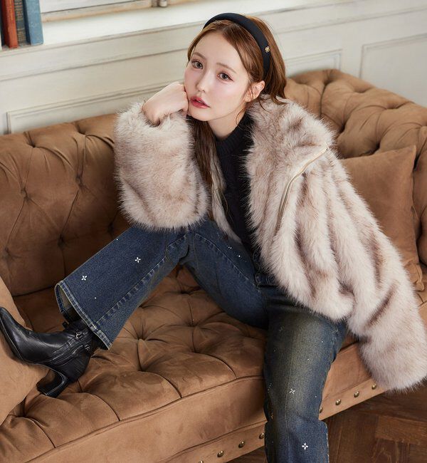  「美脚ラインストーンデニムパンツ」|その他|