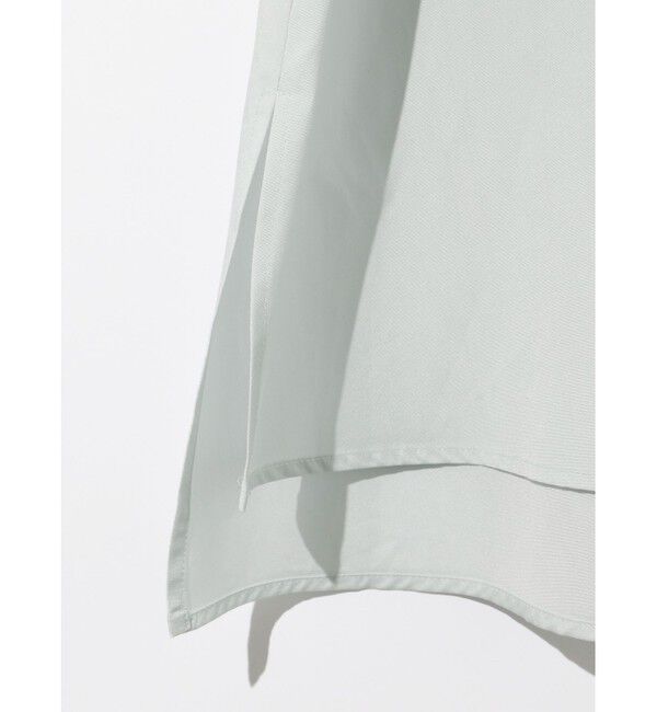 MIDIUMISOLID「MIDIUMISOLID for Ladies スリットスリーブチュニックシャツ」|シャツ・ブラウス|