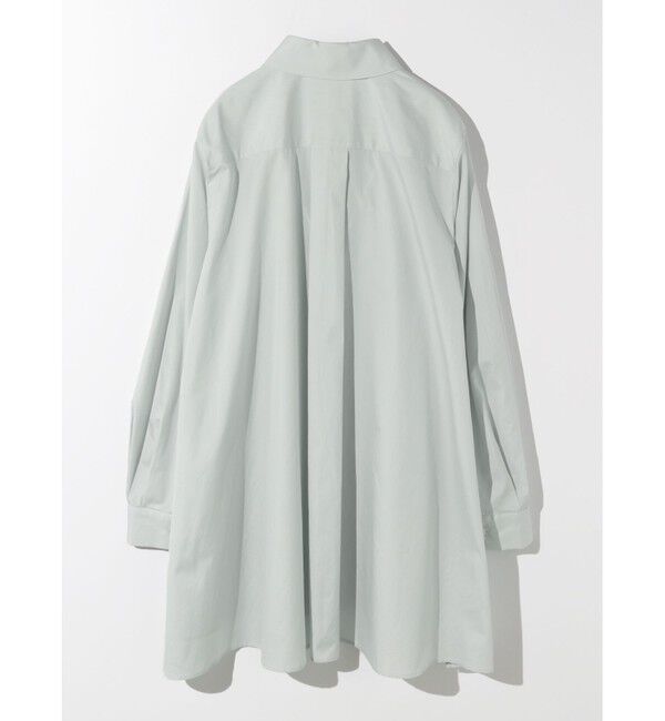 MIDIUMISOLID「MIDIUMISOLID for Ladies スリットスリーブチュニックシャツ」|シャツ・ブラウス|