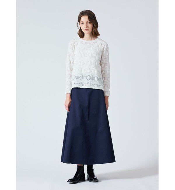 mizuiro ind「mizuiro ind フレアロングスカート」|スカート|