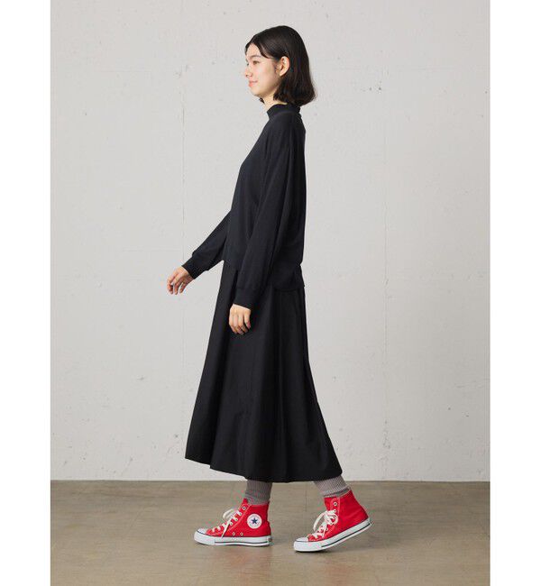 MidiUmi「MidiUmi ハイネックリブTシャツ」|Tシャツ・カットソー|