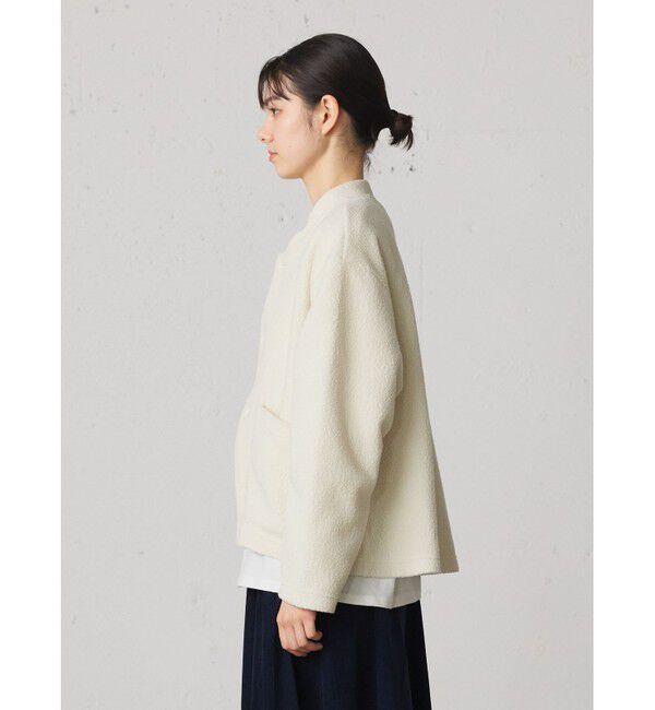 MidiUmi「MidiUmi ボアショートジャケット」|テーラードジャケット|