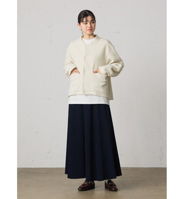 MidiUmi「MidiUmi ボアショートジャケット」|テーラードジャケット|