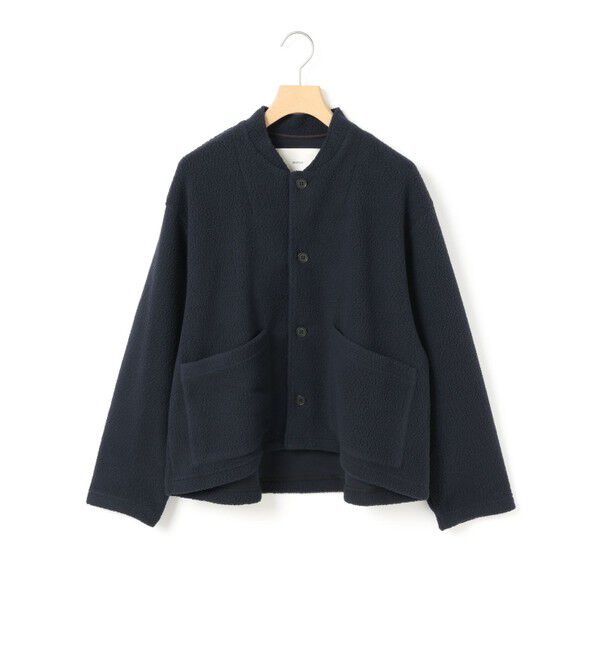 MidiUmi「MidiUmi ボアショートジャケット」|テーラードジャケット|ネイビー