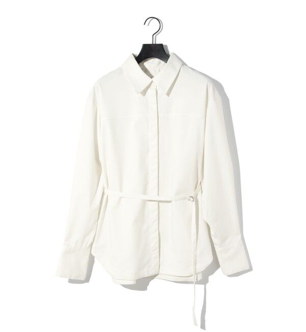 MIDIUMISOLID「MIDIUMISOLID for Ladies ベルト付きシャツ(MODE)」|シャツ・ブラウス|