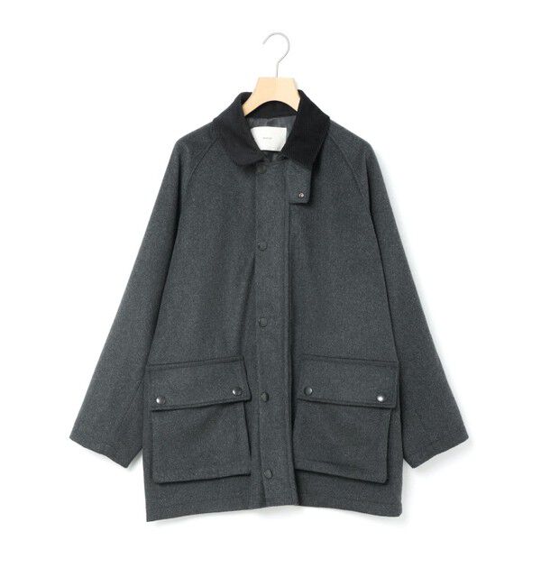 MidiUmi「MidiUmi カバーオール」|テーラードジャケット|チャコールグレー