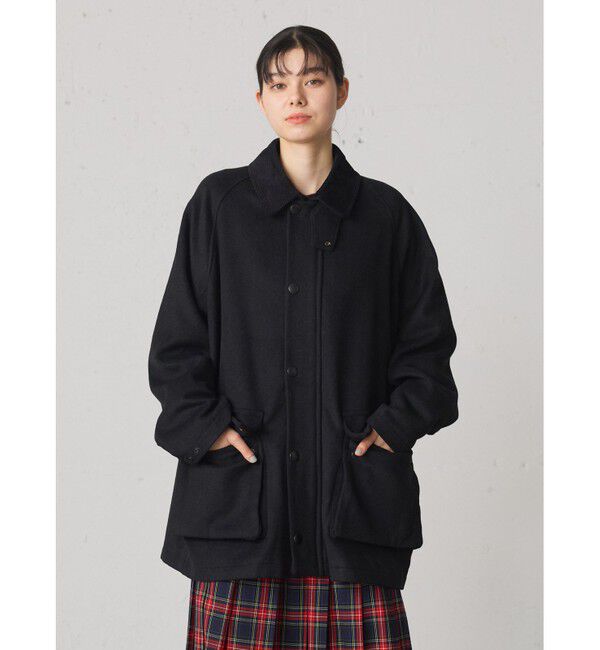 MidiUmi「MidiUmi カバーオール」|テーラードジャケット|ブラック