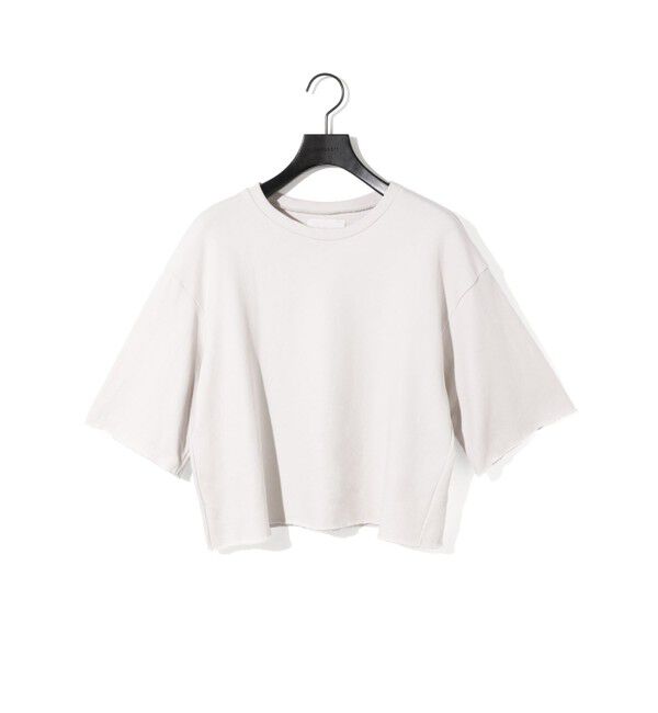 MIDIUMISOLID「MIDIUMISOLID for Ladies スウェットショートプルオーバー」|Tシャツ・カットソー|