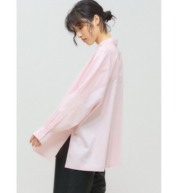 MIDIUMISOLID「MIDIUMISOLID for Ladies スキッパーポンチョシャツ」|シャツ・ブラウス|