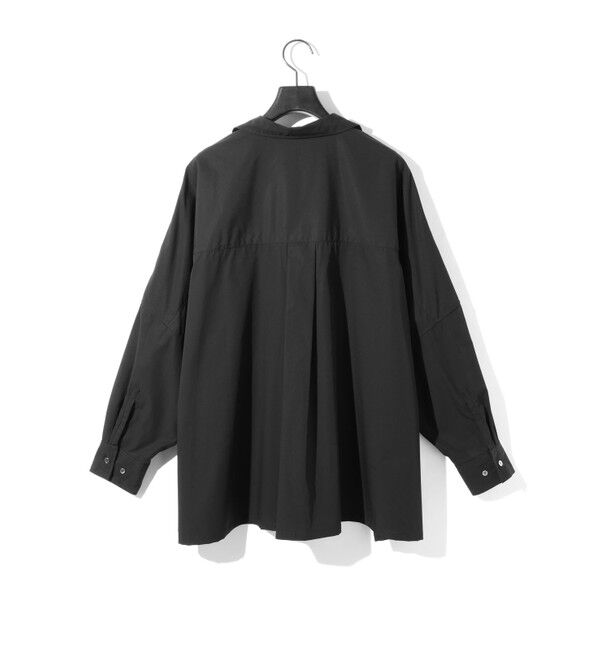 MIDIUMISOLID「MIDIUMISOLID for Ladies スキッパーポンチョシャツ」|シャツ・ブラウス|