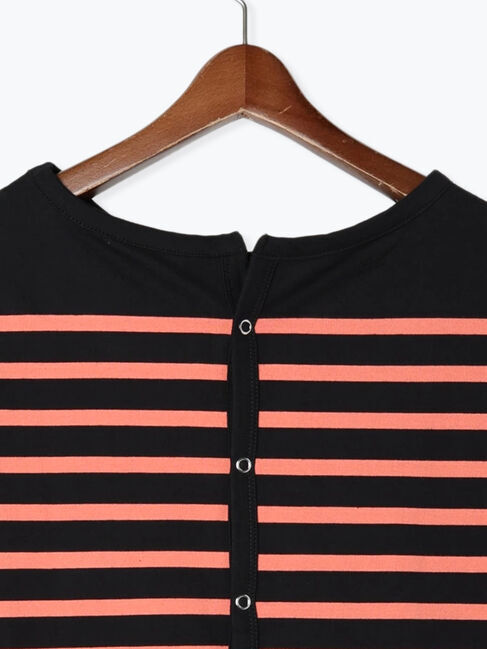 Te chichi「パネルボーダー2wayプルオーバー」|Tシャツ・カットソー|