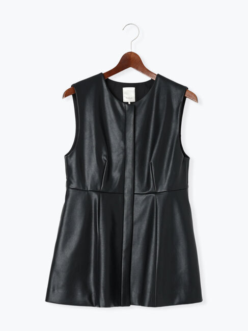 Te chichi「ファブリックアソートペプラムジレ」|ダウンベスト・ベスト|