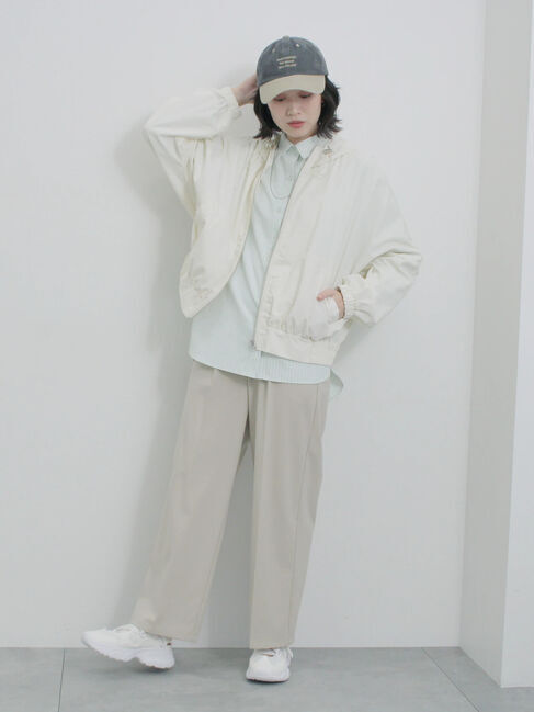 Samansa Mos2 blue「【イージーケア】マルチスタイルシャツ」|シャツ・ブラウス|