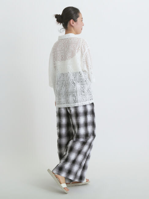 sm2rhythm「レースオープンシャツ」|シャツ・ブラウス|