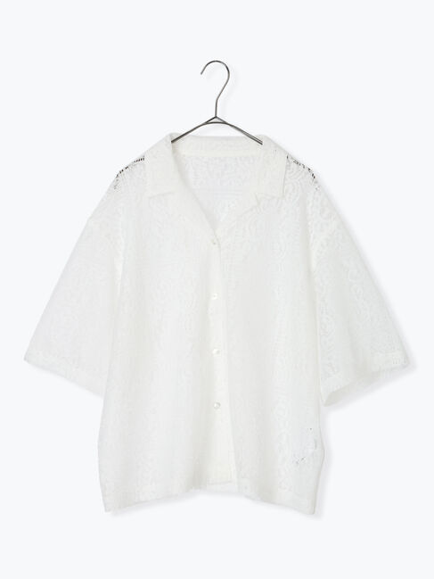 sm2rhythm「レースオープンシャツ」|シャツ・ブラウス|