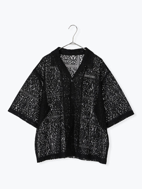 sm2rhythm「レースオープンシャツ」|シャツ・ブラウス|