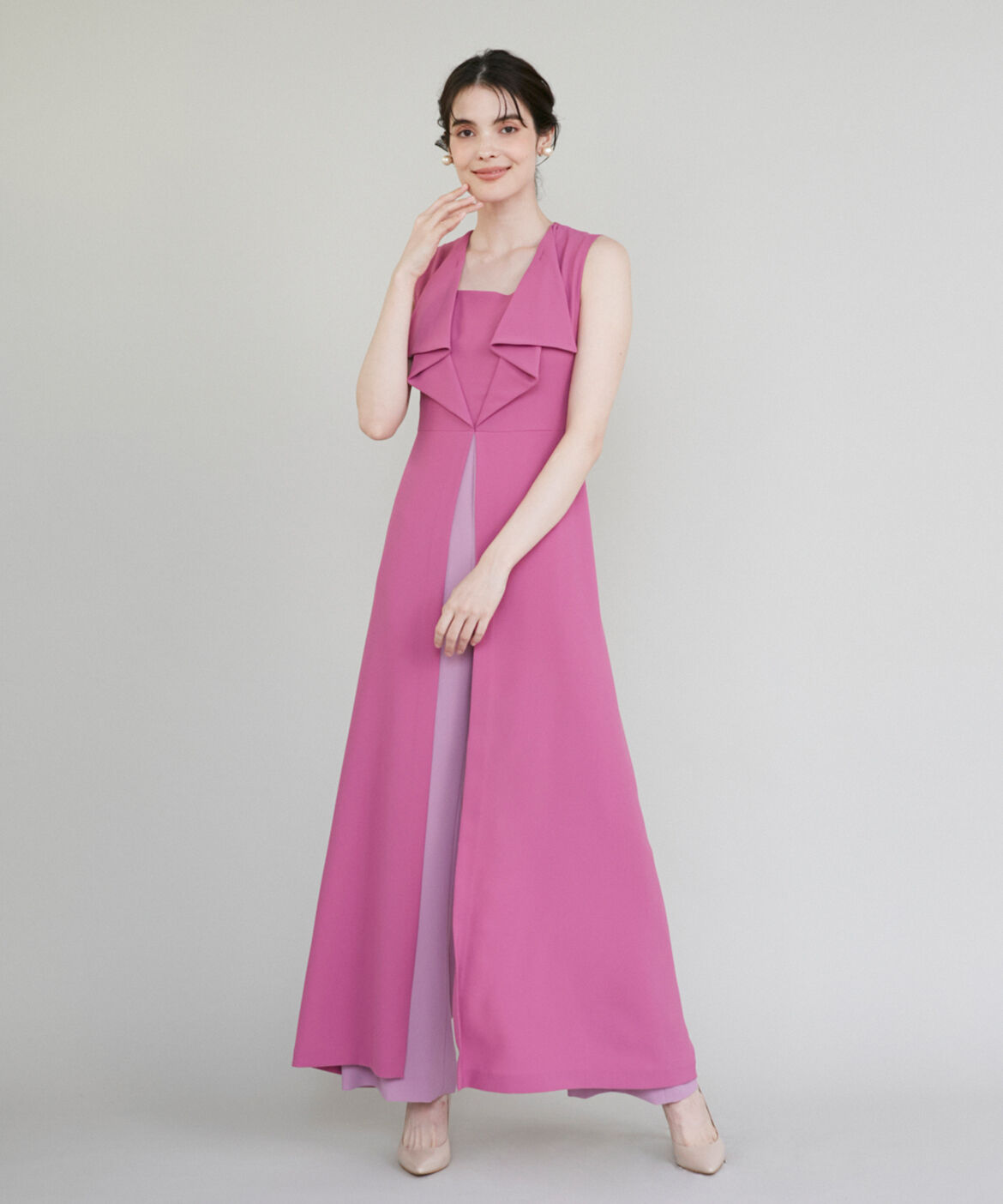 Maglie le cassetto「《M Maglie le cassetto》パンツドレス」|オールインワン|