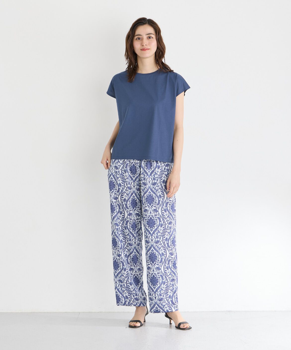 7-IDconcept.「フレンチスリーブクルーネックカットソー」|Tシャツ・カットソー|