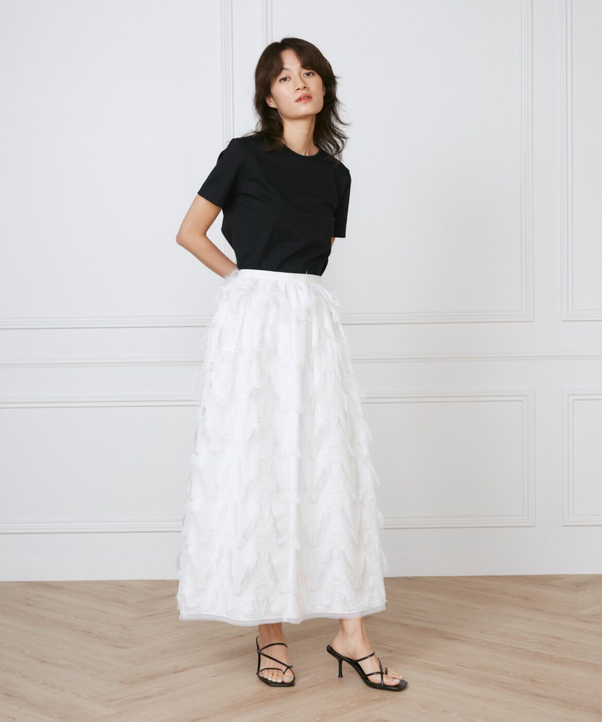 INED「シンプルTシャツ《la veille by SUPERIOR CLOSET》」|Tシャツ・カットソー|