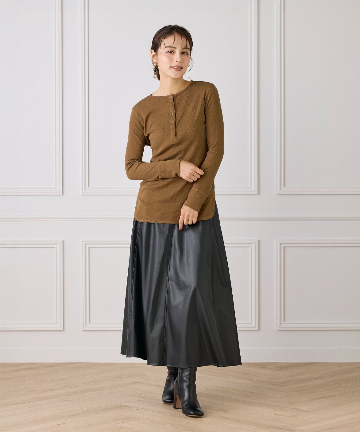 DAY by DAY it&rsquo;s international「ランダムテレコヘンリーネックプルオーバー」|Tシャツ・カットソー|