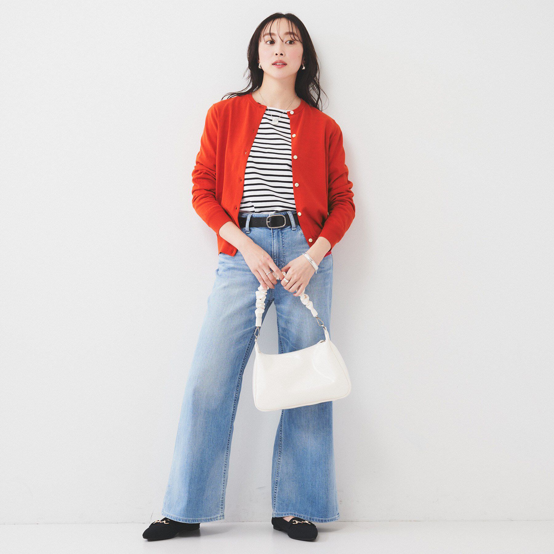 UNTITLED「【11色展開/コットン100/アンサンブル可能】クルーカーディガン」|カーディガン|