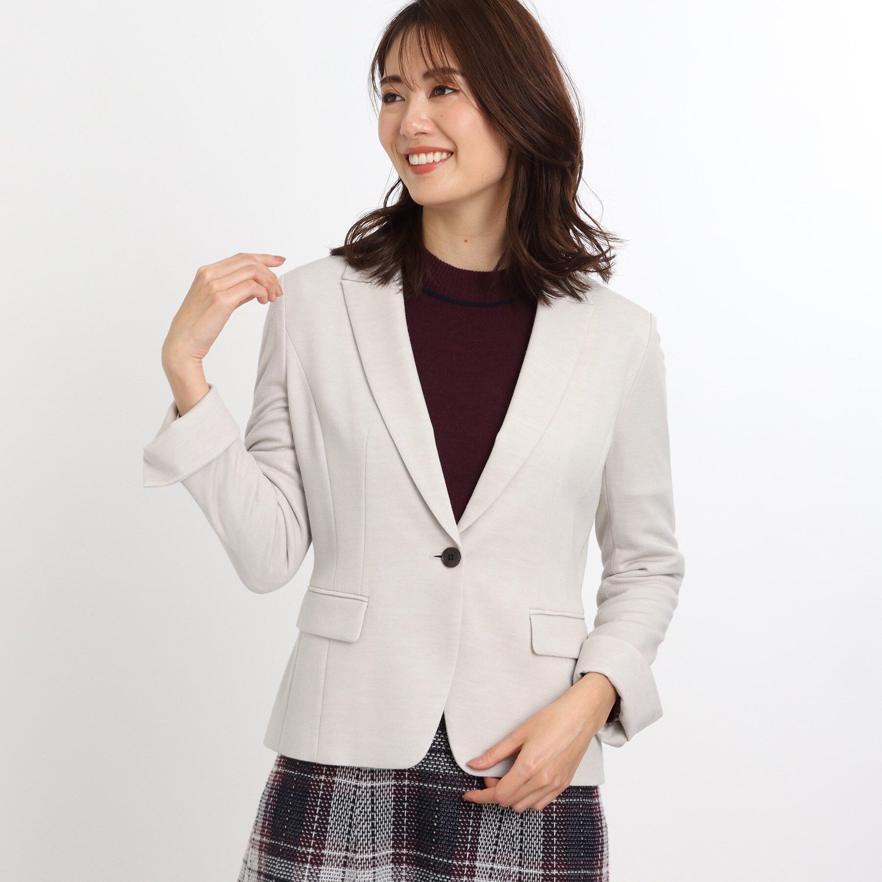 Reflect「【匠シリーズ/洗える】匠ジャケット/ベーシックテーラード」|テーラードジャケット|