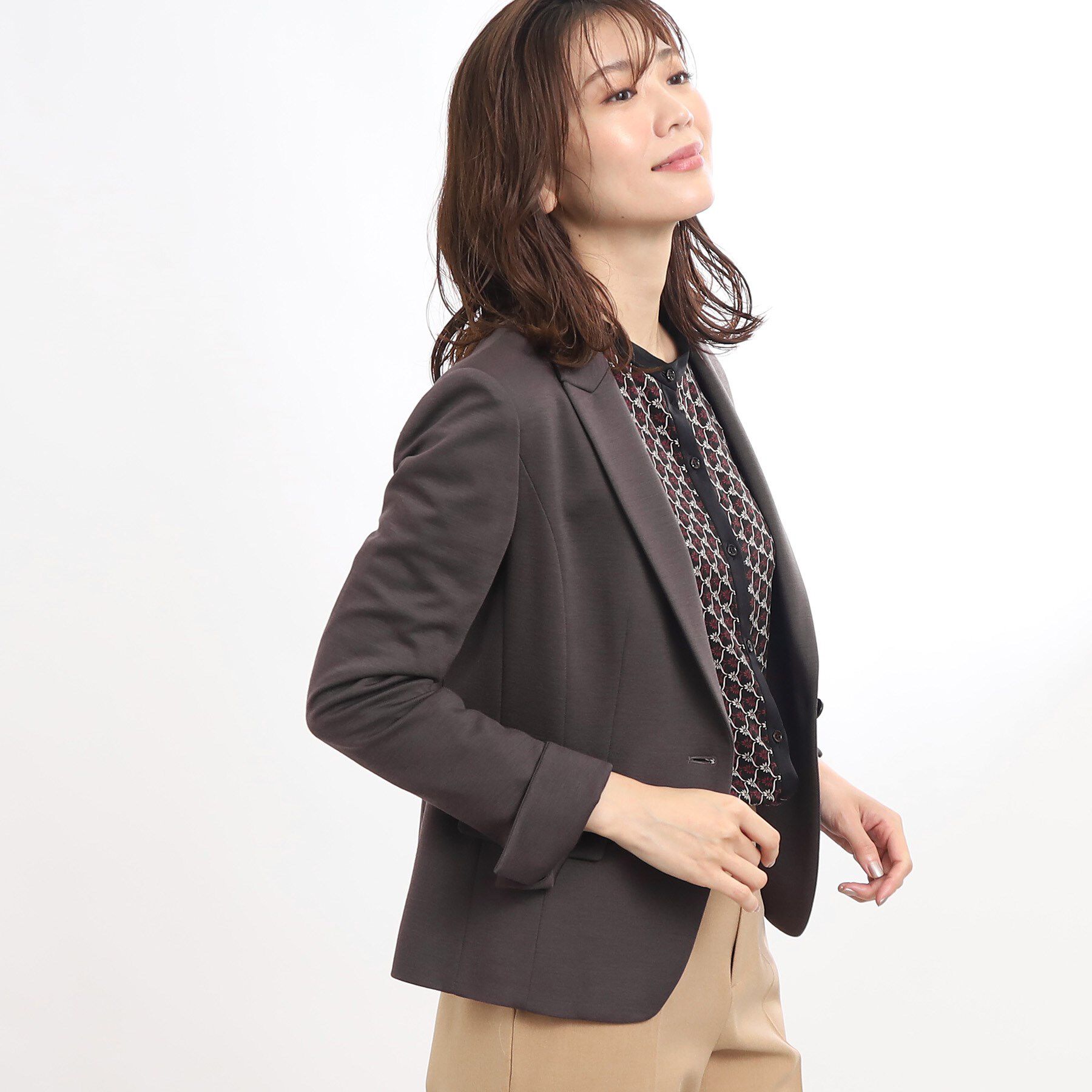 Reflect「【匠シリーズ/洗える】匠ジャケット/ベーシックテーラード」|テーラードジャケット|