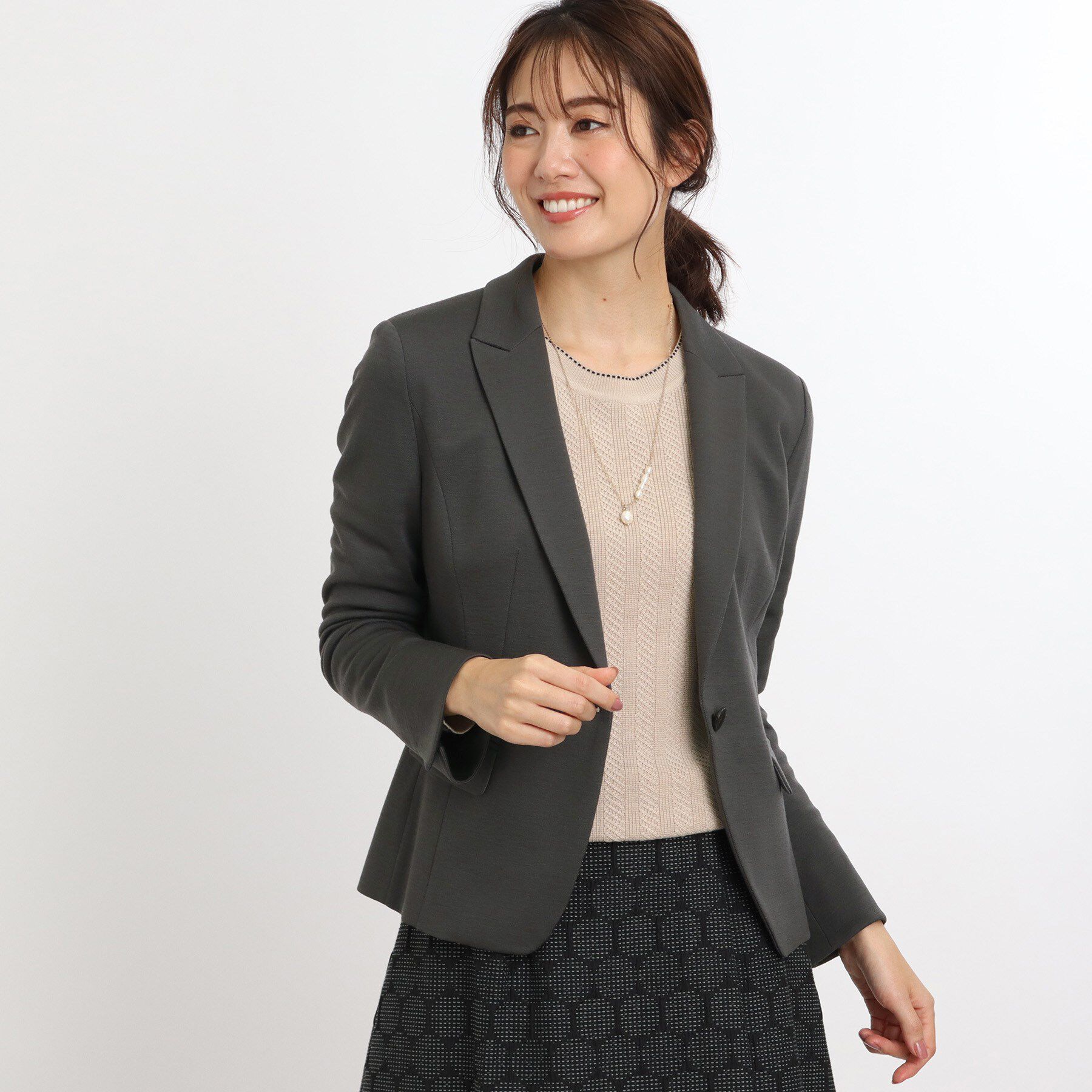 Reflect「【匠シリーズ/洗える】匠ジャケット/ベーシックテーラード」|テーラードジャケット|