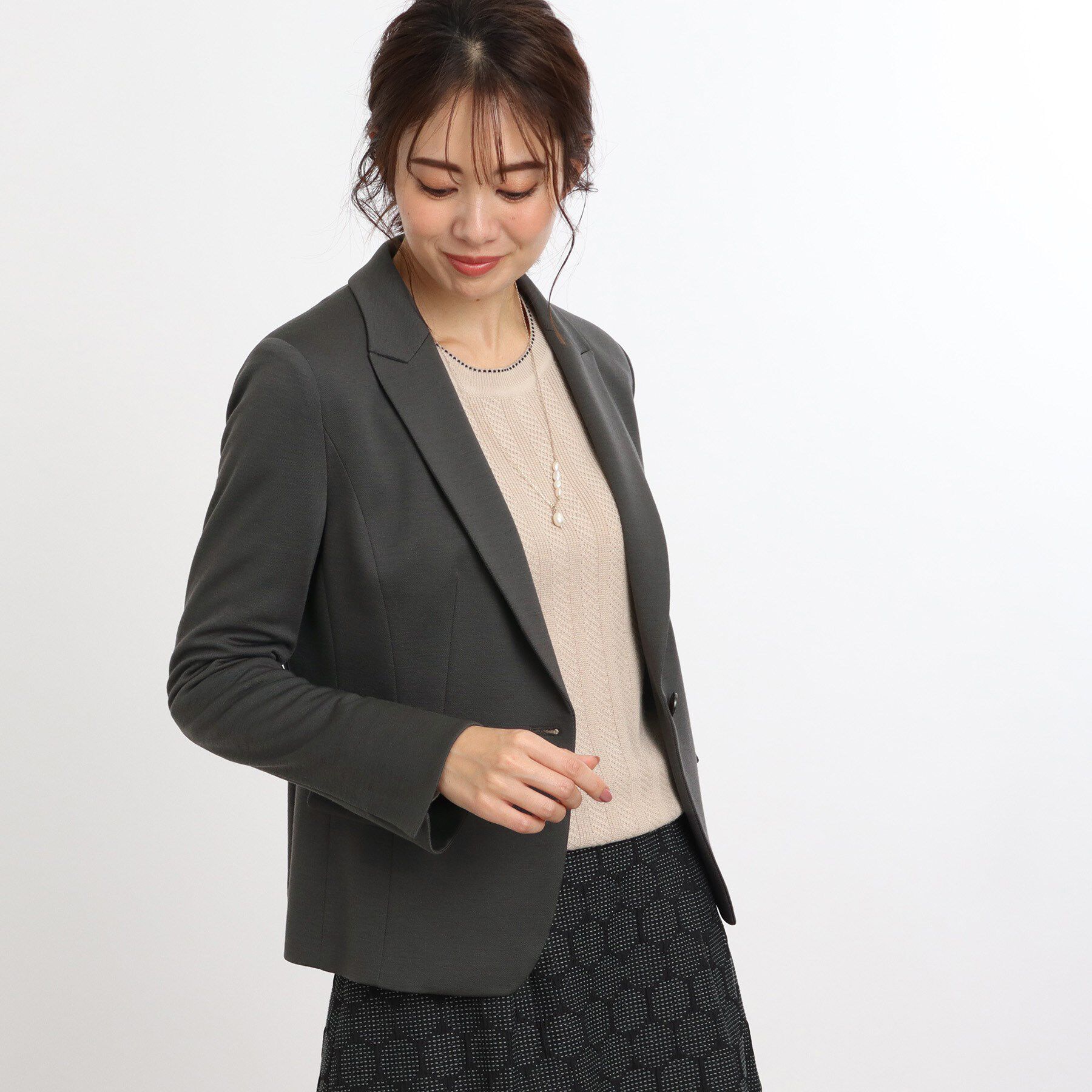 Reflect「【匠シリーズ/洗える】匠ジャケット/ベーシックテーラード」|テーラードジャケット|