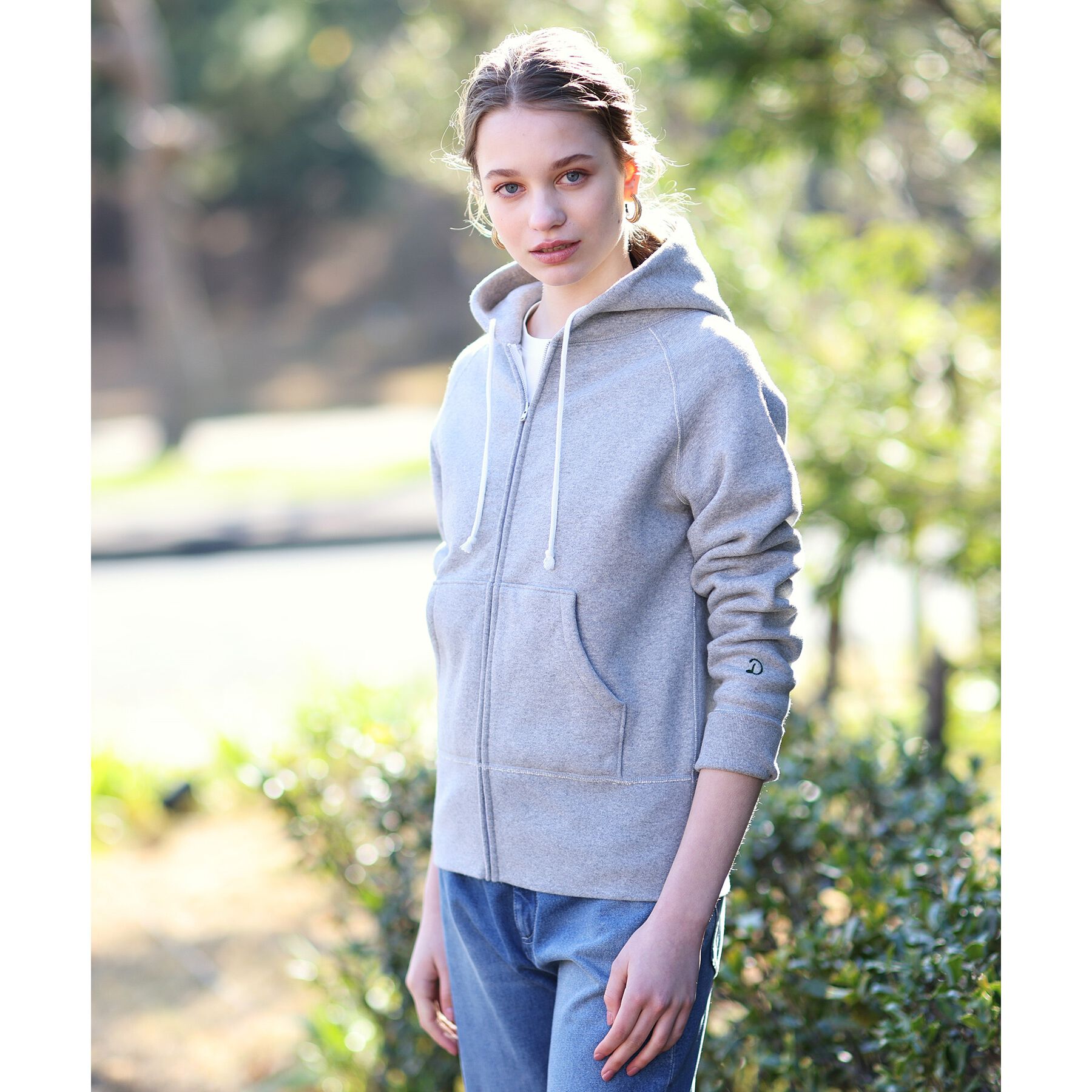 DRESSTERIOR「デキシー吊裏毛ジップアップパーカ」|パーカー|