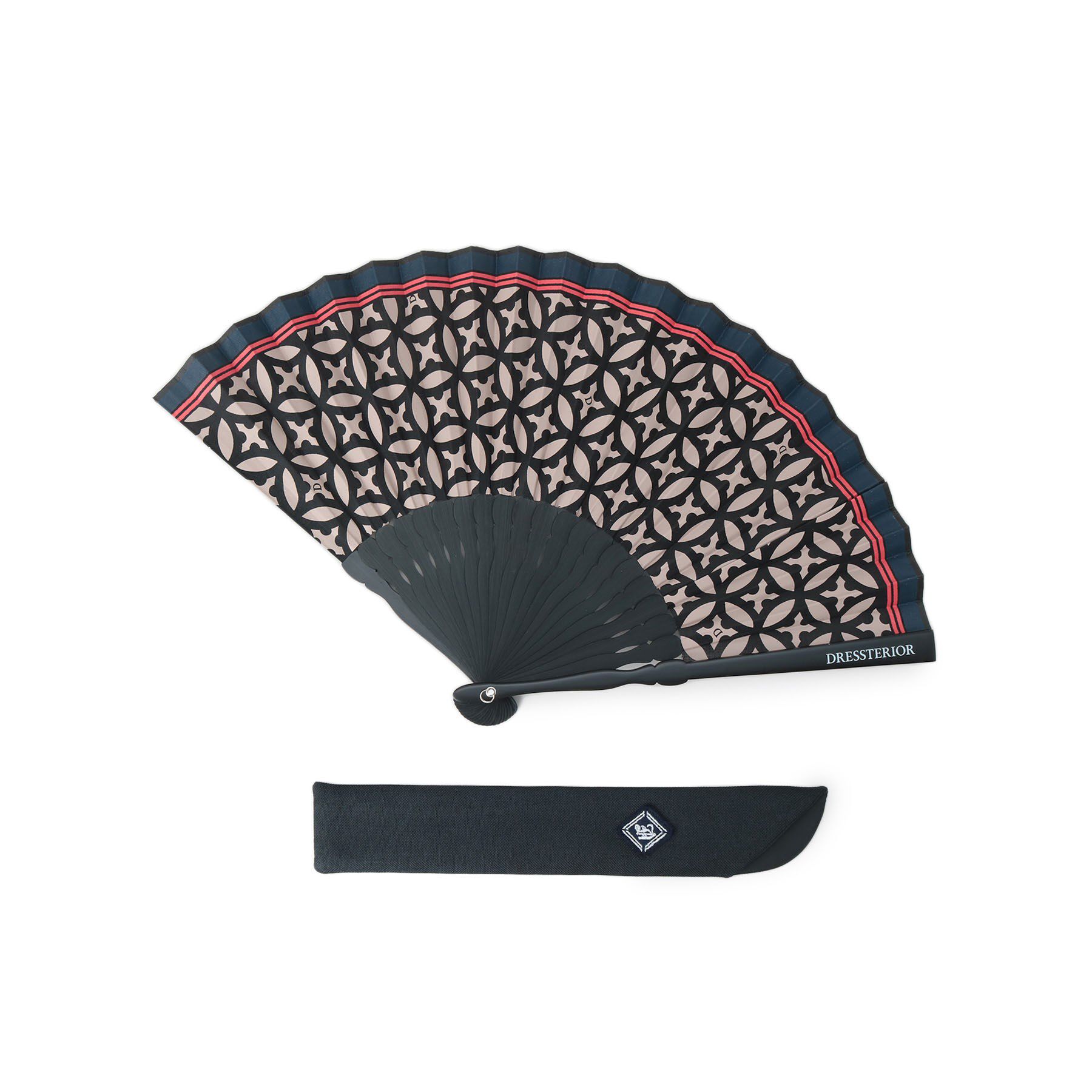 DRESSTERIOR「オーバーラップサークル 扇子」|その他|ベージュ(152)