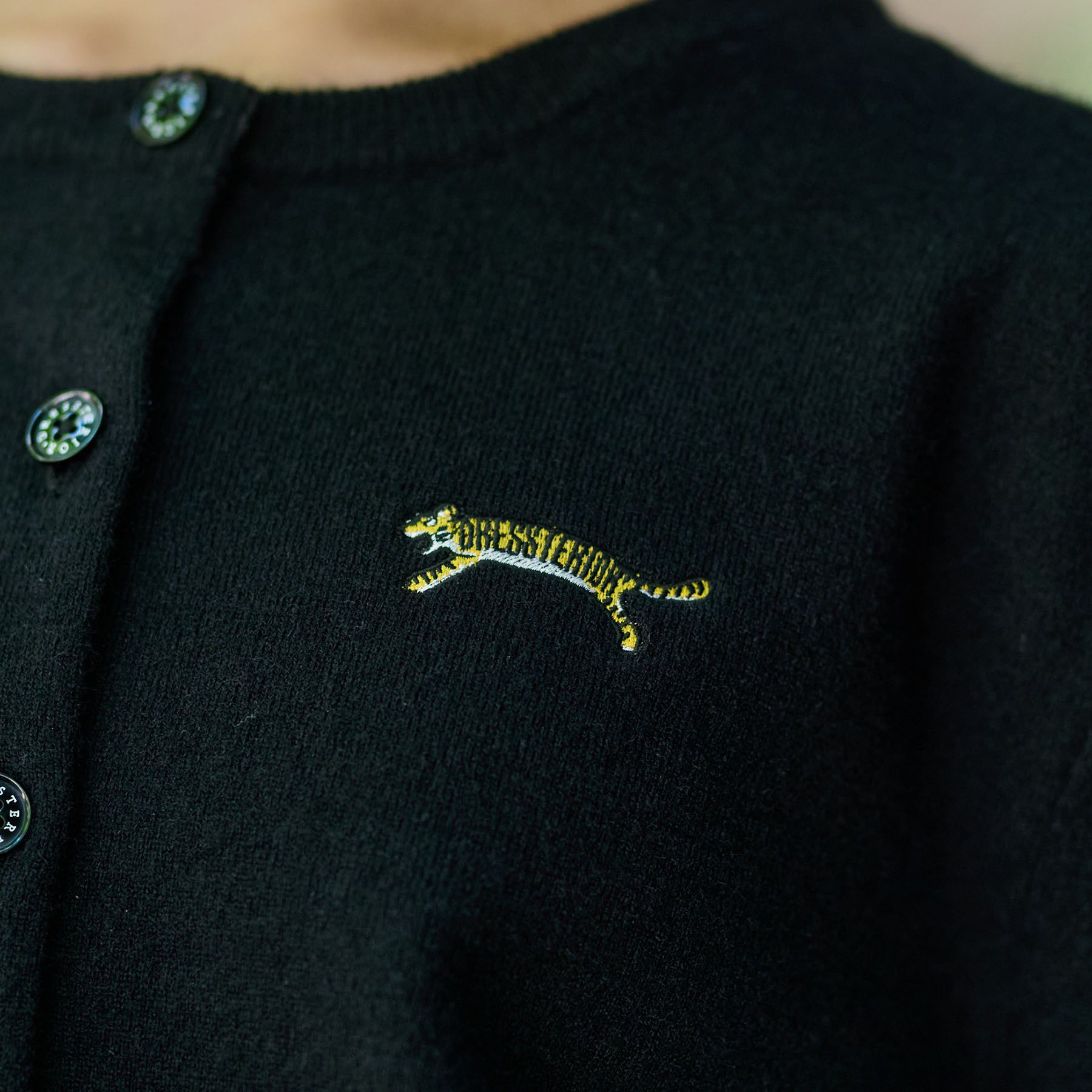 DRESSTERIOR「【CLASSY．12月号掲載】タイガーエンブロイダリークルーネックカーディガン」|カーディガン|