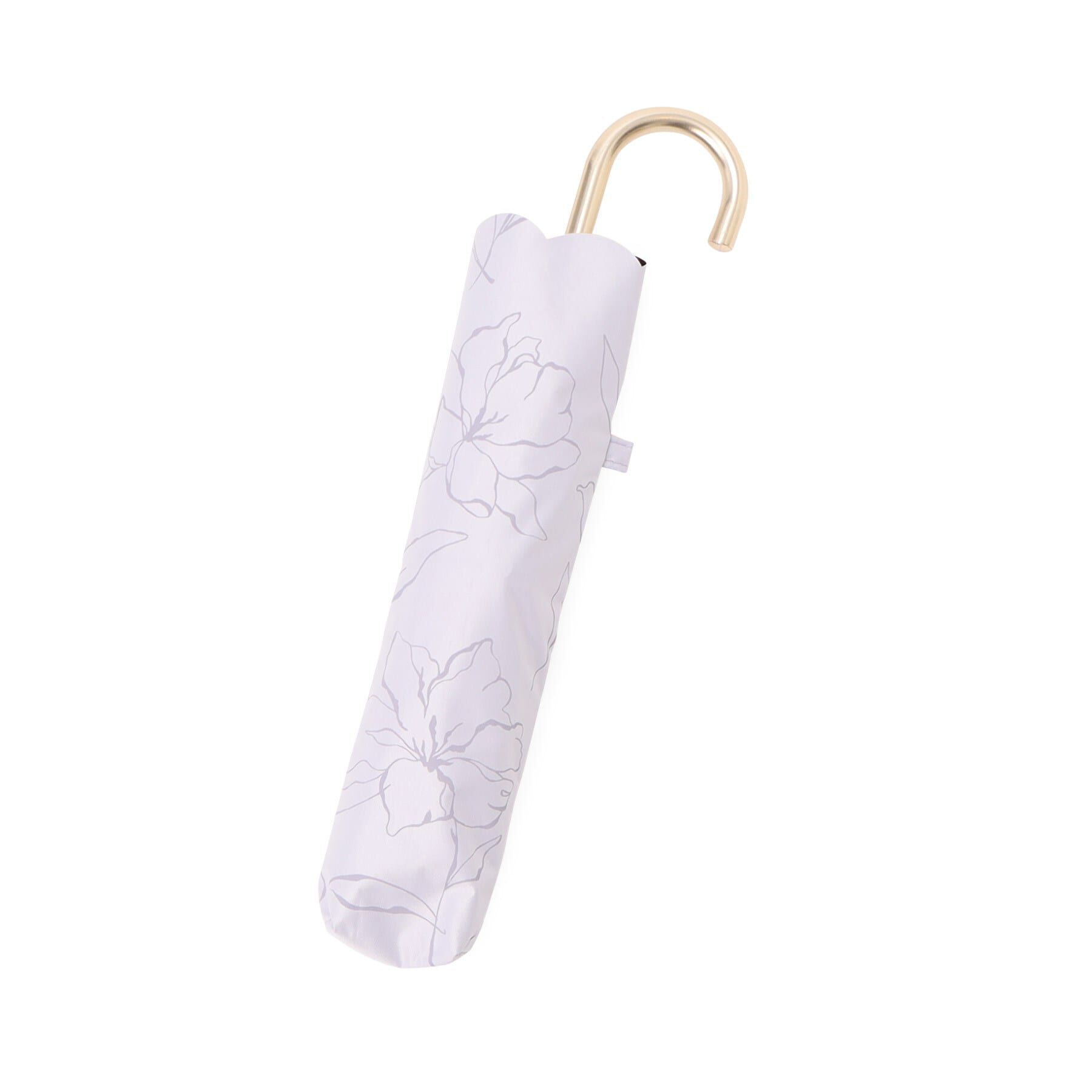 grove「ラインフラワー ミニ 折りたたみ傘【遮光・晴雨兼用】」|傘|