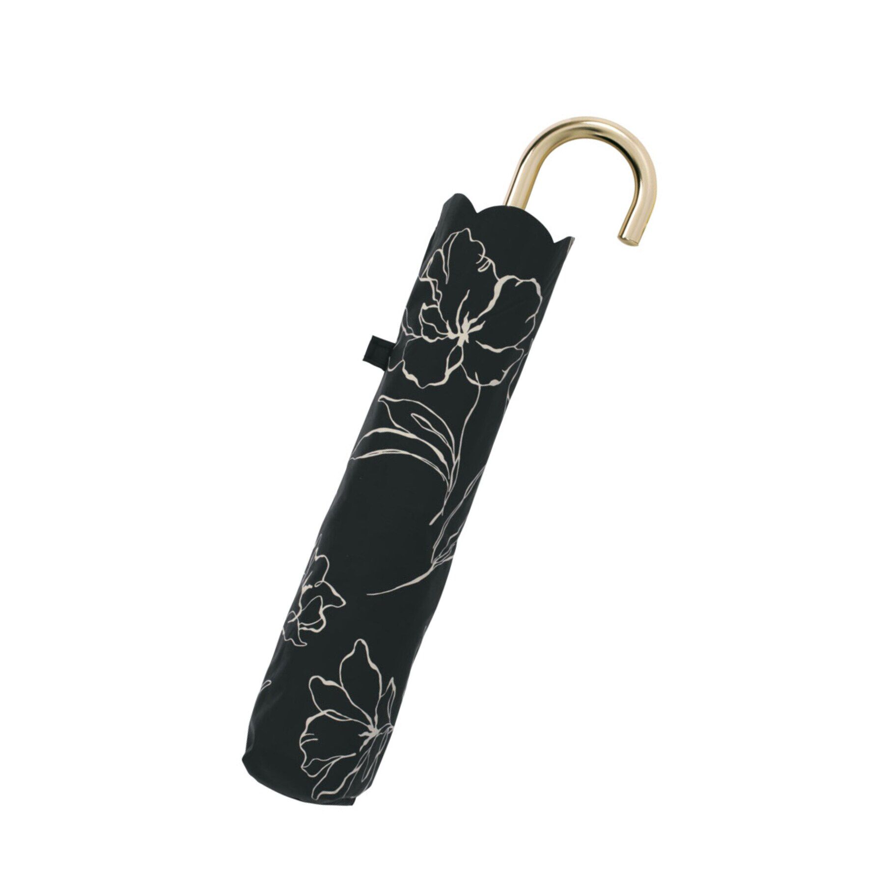 grove「ラインフラワー ミニ 折りたたみ傘【遮光・晴雨兼用】」|傘|