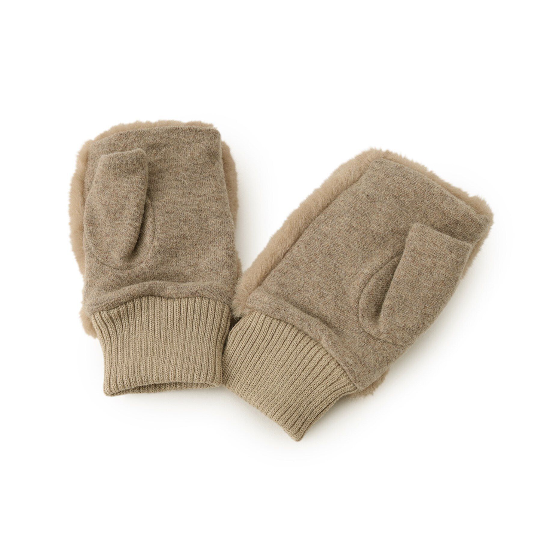 grove「フェイクファーミトン【2WAY】」|手袋|