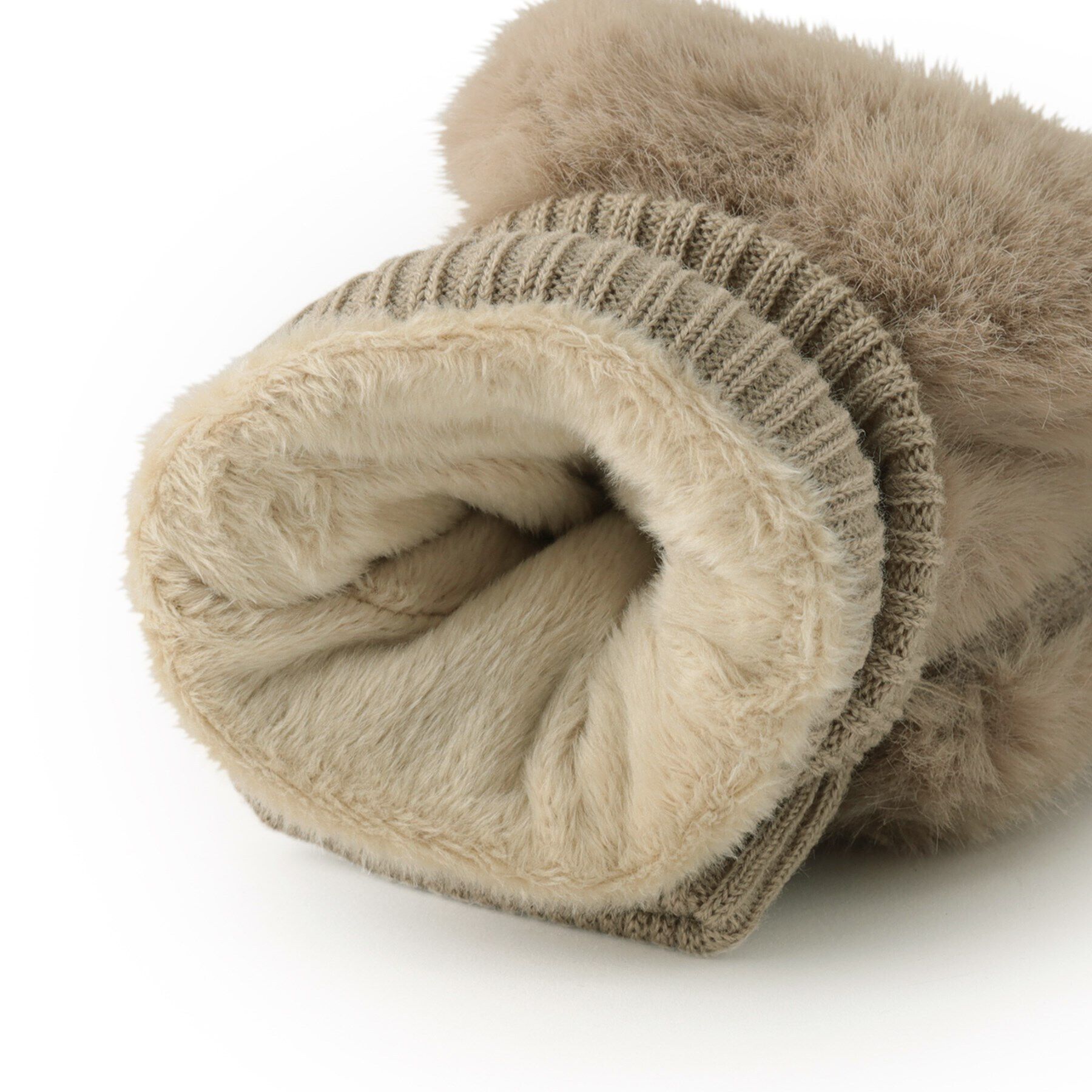 grove「フェイクファーミトン【2WAY】」|手袋|