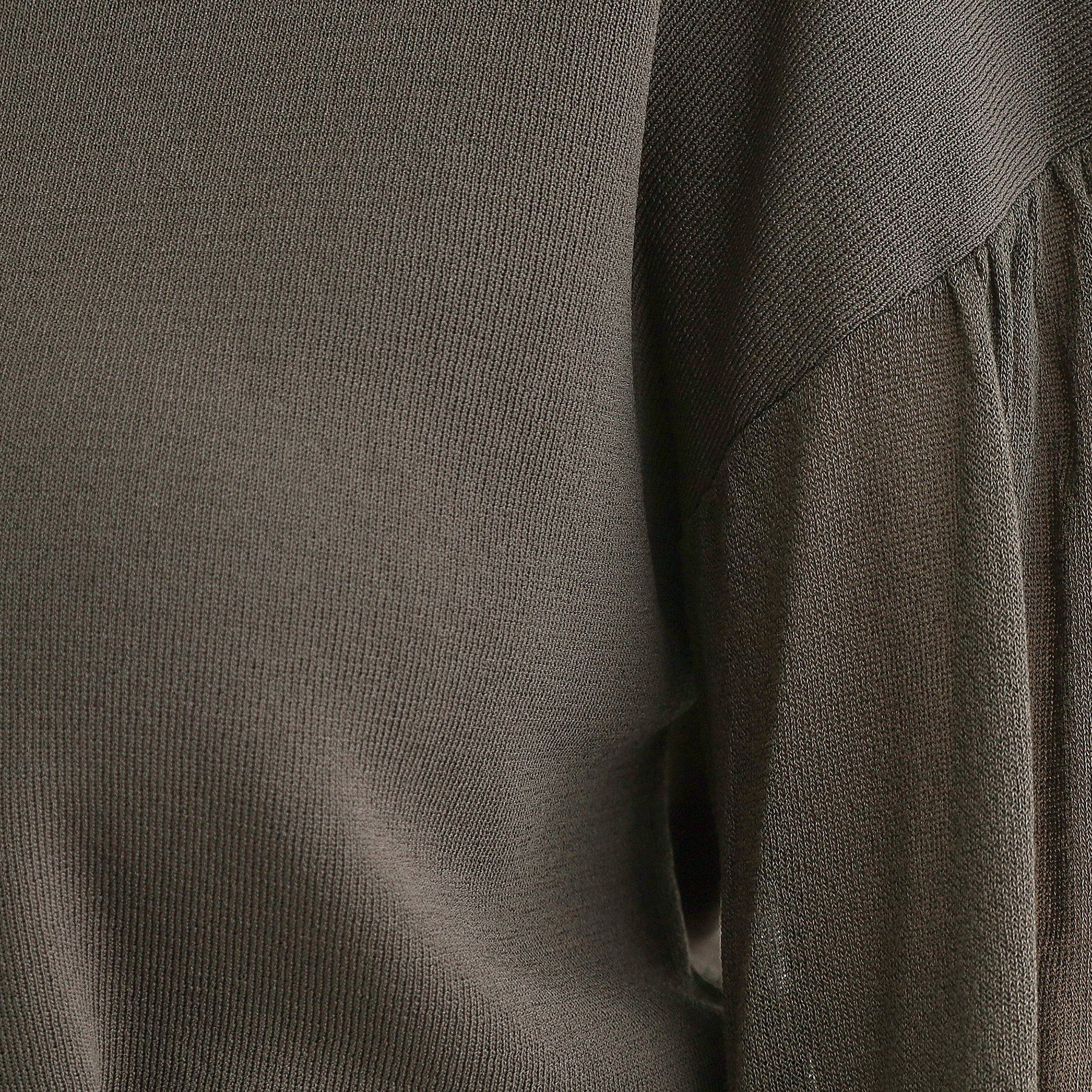 grove「【嬉しい機能付き】やわらかドライタッチシアーフレアスリーブニット」|ニット・セーター|