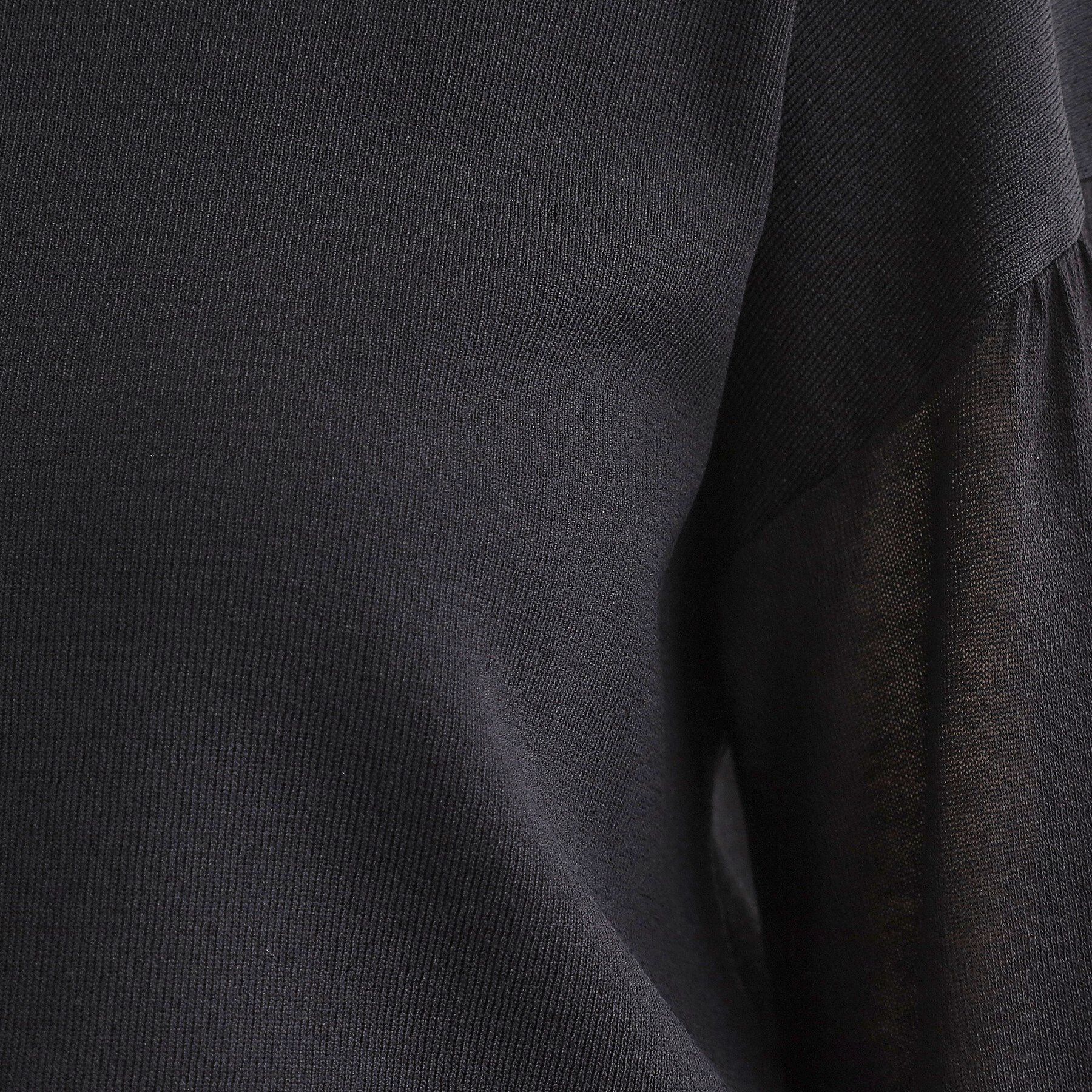 grove「【嬉しい機能付き】やわらかドライタッチシアーフレアスリーブニット」|ニット・セーター|