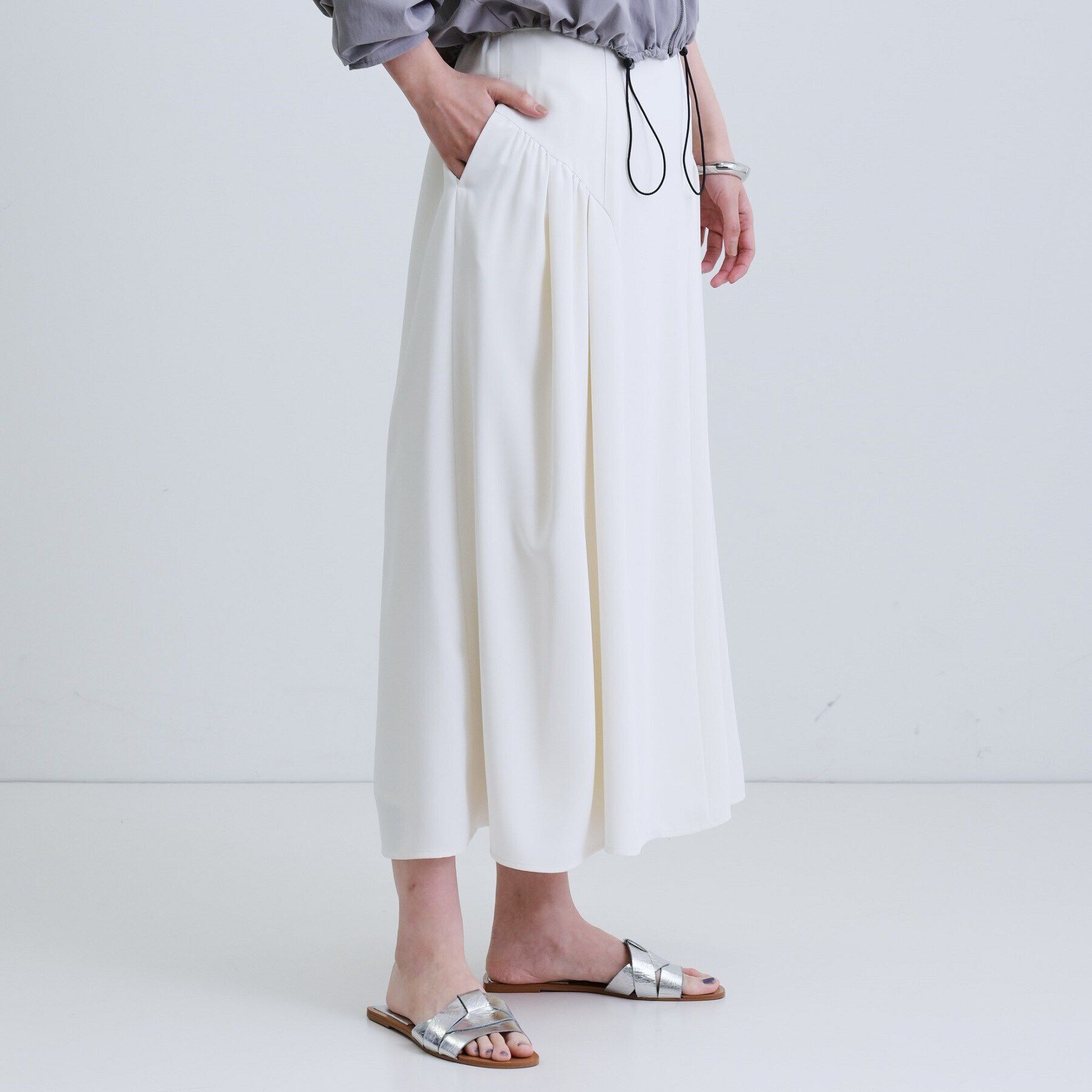 GALLEST「ドレープギャザースカート」|スカート|