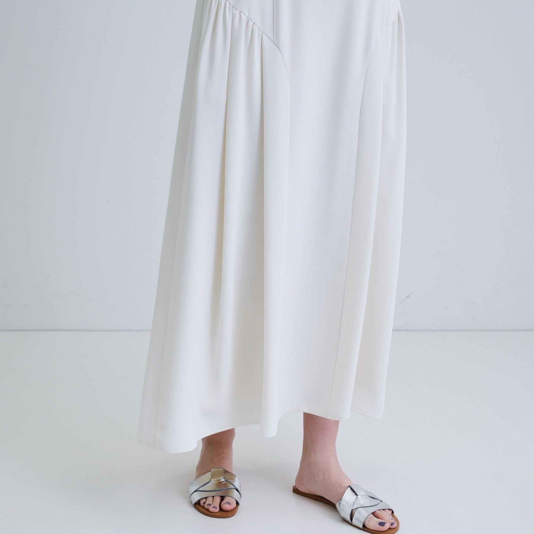 GALLEST「ドレープギャザースカート」|スカート|